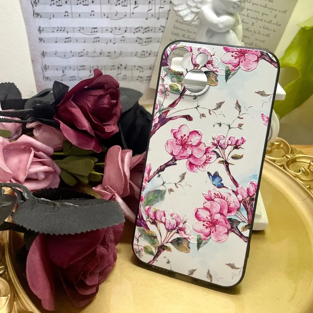 Clearance.2 items.iPhone 12/12pro/12promax/13/13PRO flower case,Christmas gift